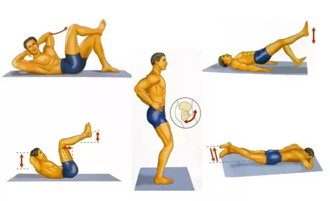 مجموعة من التمارين البدنية لزيادة الفاعلية لدى الرجال